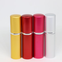 5ml 10ml recharge bouteilles de parfum atomiseur en aluminium petit flacon de parfum en verre 10ml