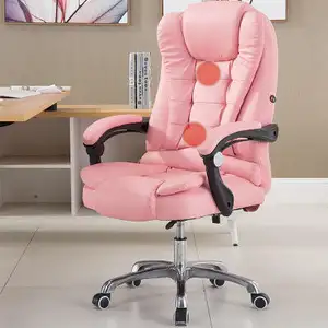 Cadeira de escritório, atacado normal rosa basics adesivo couro dobrável ergonômico