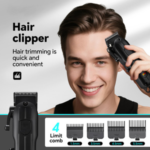 <span class=keywords><strong>Tondeuse</strong></span> <span class=keywords><strong>à</strong></span> <span class=keywords><strong>cheveux</strong></span> électrique rechargeable avec 5 vitesses réglables, écran LCD, <span class=keywords><strong>tondeuse</strong></span> <span class=keywords><strong>à</strong></span> <span class=keywords><strong>cheveux</strong></span> pour hommes avec charge USB - Product Image 3