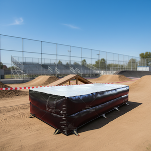 WINSUN - Bolsa de Aterrizaje Inflable Cuadrada, Resistente al Fuego y al Agua, de PVC, Tamaño Personalizado, para Acrobacias con Bicicleta BMX y de Montaña - Product Image 1