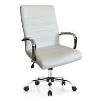 Chaise de bureau traditionnelle pivotante à 360°, ergonomique, confortable, en cuir PU de haute qualité, prix abordable, pour cadres