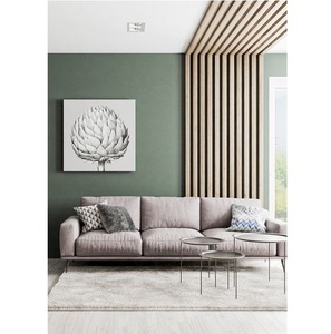 Panneaux muraux cannelés contemporains en MDF de 12 mm avec surface de style bois pour des applications de design intérieur élégantes - Product Image 2