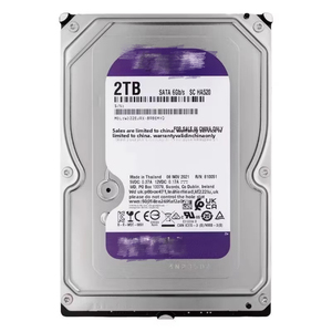 ฮาร์ดดิสก์ภายในแบบกลไกสำหรับงานรักษาความปลอดภัย รุ่นใหม่ ความจุ 2TB สีม่วง ขนาด 3.5 นิ้ว อินเทอร์เฟซ SATA 6Gb/s แคช 256MB ความเร็ว 5400 รอบต่อนาที สำหรับการตรวจสอบ - Product Image 4