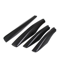Pour Lexus RX350 RX400h RX330 2003-2005 2006 2007 2008 2009 Noir ABS Barre De Toit Rail Fin Protection Couverture Shell remplacer 4PCS