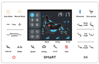 Fauteuil de massage corps entier Space Walk Stretch SL Track Zéro Gravité avec rouleau chauffant pour les pieds, Bluetooth, inclinable, pour le bien-être à domicile