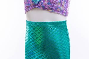 Verano niñas sirenita <span class=keywords><strong>Ariel</strong></span> Cosplay vestido niños Halloween fiesta disfraces princesa niña vestido TV y película Cosplay disfraces - Product Image 6