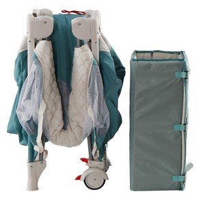 <span class=keywords><strong>Cunas</strong></span> de bebé bordadas acolchadas ajustables de cinco niveles con diseño elegante para la comodidad y la seguridad de los niños - Product Image 5