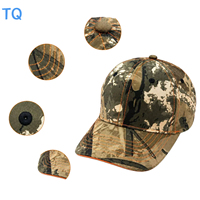 Gorra de Béisbol Táctica Personalizada de Fábrica con Camuflaje Selva y Puntos, Costuras en Contraste, 100% Poliéster Sarga Transpirable