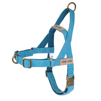 Harnais pour chien en toile cirée réglable, anti-évasion, durable, facile à contrôler, avec clip frontal