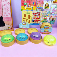 Squishy Bao Bao en forme de boulettes de pâte à étier, grande boîte mystère de jouets anti-stress, super doux