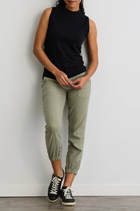 T-shirt estive da <span class=keywords><strong>donna</strong></span> slim fit in <span class=keywords><strong>cotone</strong></span>, magliette da <span class=keywords><strong>donna</strong></span> a collo alto, t-shirt da <span class=keywords><strong>donna</strong></span> senza maniche in <span class=keywords><strong>cotone</strong></span> Fair Cotton - Product Image 4