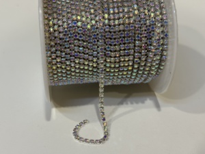 Cadena de garra de diamantes de imitación de fábrica SS12 Cadena de garra con diamantes de imitación recorte joyería de cristal y accesorio de ropa - Product Image 5