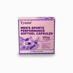 Capsules de performance sportive végétaliennes sans gluten pour hommes, 800 mg, 90 pièces, pour adultes, améliore la capacité sportive, nutrition végétale naturelle - Product Image 1