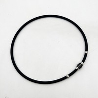 Collier en silicone à ions négatifs, chaîne de cou avec fermoir magnétique, collier de sport tendance