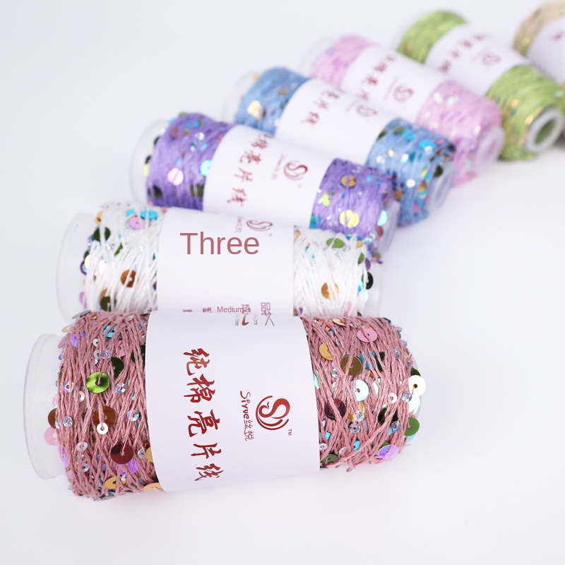 sequin yarn for knitting