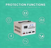Stabilisateur de tension à sortie stable 1KVA, type servo, monophasé 220V AC, régulateur de tension pour appareils de villa