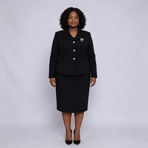 Manufacturers Wholesale Ladies Wear Uniform Office Skirt And <b>Blazers</b> Suits <b>Set</b> for Women - Product Image 2
