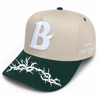 Casquette de baseball en coton Oxford à 5 panneaux avec broderie de logo personnalisé, style A-Frame, snapback unisexe, vente en gros, Gorra De Béisbol OEM