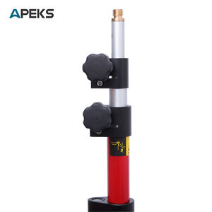 เสาอะลูมิเนียมยืดหดได้ Apeks 2.2M Prism Bubble พร้อมความแม่นยำ 0.5 มม. และรับประกัน 1 ปี สำหรับการสำรวจ<span class=keywords><strong>ที่ดิน</strong></span>ด้วยกล้องวัดมุมแบบ Total Station - Product Image 4
