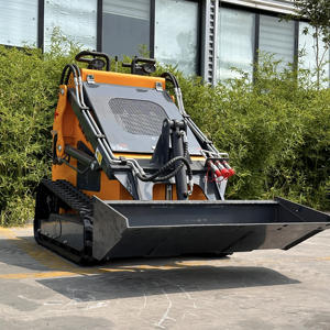 KOSTENLOSER VERSAND Mini-Kompaktlader Diesel CE EPA Motor Mini-Lader Raupenlader 300KG 500KG 1 Tonne Mini-Radlader zum Verkauf - Product Image 1