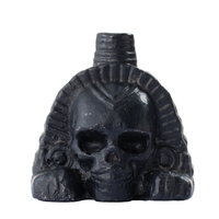 Sifflet de mort aztèque, jouet de farce avec son d'horreur, sifflet en résine en forme de crâne pour fête d'Halloween, festival, cadeau fantaisie