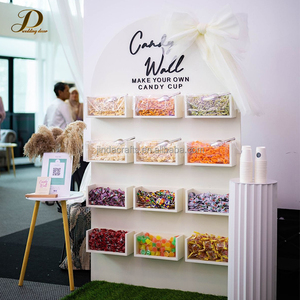 Decoración para Fiestas de Bebés y Cumpleaños, Pared de Dulces, Arco para Eventos de Boda, Fondo de PVC, Barra de Dulces - Product Image 4