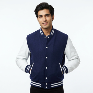 Chaqueta Varsity de Lana Ligera de Invierno 2024 Personalizada de Alta Calidad para Hombre, Talla XL, Estilo Urbano, Chaqueta Deportiva de Béisbol al por Mayor - Product Image 1