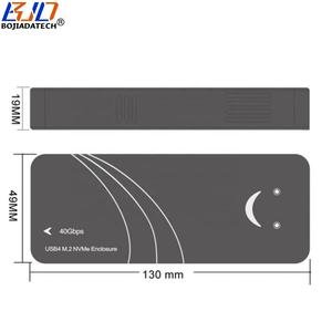 Оптовая продажа, 40 Гбит/с USB 4,0 Type-C разъем NGFF M.<span class=keywords><strong>2</strong></span> NVMe SSD корпус твердотельный накопитель с Thunderbolt 3 кабель для передачи данных - Product Image 3