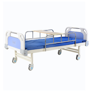 Cama de Hospital Manual Lechi con Estructura de Hierro y ABS, Ruedas Silenciosas, para Uso Hospitalario y Cuidado General de Pacientes - Product Image 1