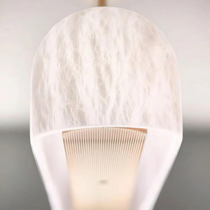 Design moderno lungo nastro nordico ottone lampada pendente in alabastro <span class=keywords><strong>per</strong></span> Villa <span class=keywords><strong>tavolo</strong></span> <span class=keywords><strong>da</strong></span> <span class=keywords><strong>pranzo</strong></span> Bar Hotel ristorante lampadario creativo - Product Image 2