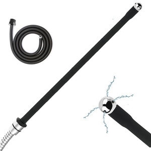 Siliconen Mondstuk Klysma-Ronde Metalen Bal Douche Buis - Product Image 1