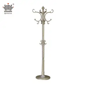 china factory custom bedroom single pole antique metal smart wooden clothes rack stand hanger weight