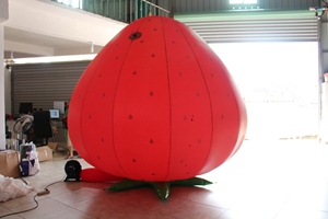 Fraise gonflable pour événements publicitaires commerciaux en plein air - Product Image 3