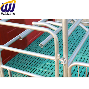 Wanjia Nhà Máy Gieo <span class=keywords><strong>farrowing</strong></span> Giường Lợn Bút Gieo <span class=keywords><strong>farrowing</strong></span> Crate Mạ Kẽm Thép Mang Thai Cratewith Với Đúc Sắt Sàn Lợn Lồng - Product Image 6