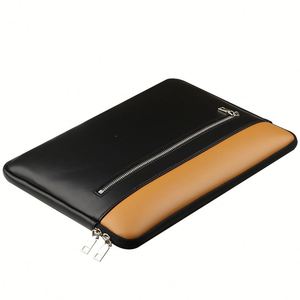 Funda para Portátil de Cuero PU al por Mayor, Transpirable, Antirrobo, Resistente a Golpes, Impermeable, con Bolsillo Frontal con Cremallera, Delgada, para Negocios, de 13/14/15.6 Pulgadas - Product Image 4