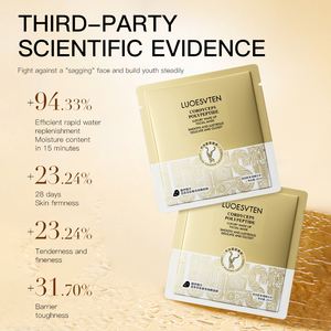 Mascarilla Facial Hidratante, Calmante, Anti-enrojecimiento, Reparadora, Reafirmante, Antiarrugas y Antienvejecimiento, 10 Unidades en <span class=keywords><strong>1</strong></span> Caja - Product Image 2