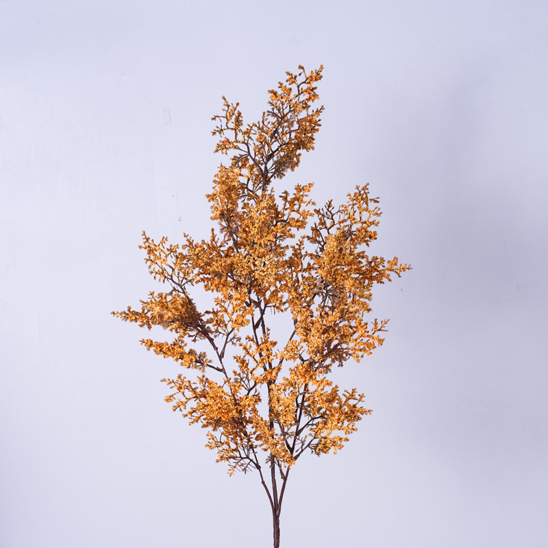 Oil painting withered branches-deep yellow