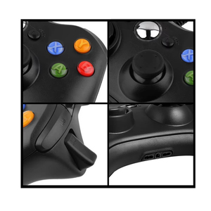 จอยเกมสำหรับคอนโทรลเลอร์ไมโครซอฟท์ เอกซ์บอกซ์ 360 จอยสติ๊กแบบมีสาย จอยแพด คอนโทรลเลอร์เกมแบบ USB สำหรับคอนโซลเอกซ์บอกซ์ 360 และพีซี - Product Image 5