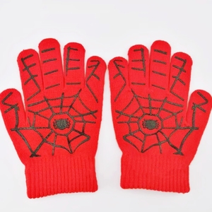 Guanti Minori produttore Dropshipping antiscivolo bambini a maglia in acrilico <span class=keywords><strong>Spiderman</strong></span> guanti invernali per bambini - Product Image 1