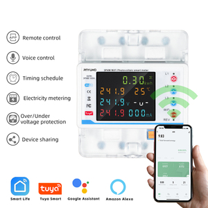 <span class=keywords><strong>Disjoncteur</strong></span> intelligent Tuya WiFi 100A 380V <span class=keywords><strong>triphasé</strong></span> quatre fils avec réenclencheur automatique et mesure bidirectionnelle PV - Product Image 2