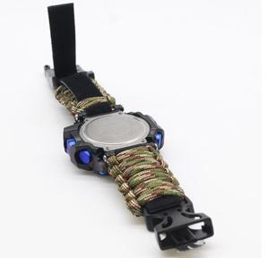 7 in 1 Multifunction Luminous Adjustable <strong>Survival</strong> <strong>Watch</strong> Waterproof Bracelet <strong>Watch</strong> with Compass Whistle Thermometer - Product Image 6