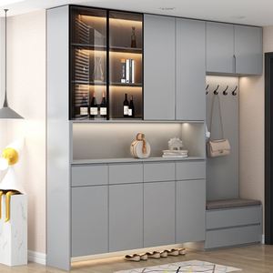 Armoire à chaussures en bois à assembler facilement, étagères à chaussures pré-percées pour la maison, le salon, la chambre ou l'extérieur, aucun outil nécessaire - Product Image 1