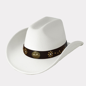 Sombreros Fedora de <span class=keywords><strong>Jazz</strong></span> al por Mayor con Banda de Cuero, Color Sólido, Fieltro de Lana Pura, Ajustables, Unisex, para las Cuatro Estaciones, Estilo Casual Occidental para Exteriores - Product Image 3