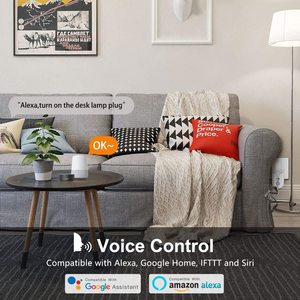 Smart WiFi <strong>Plug</strong> <strong>with</strong> 2 <strong>USB</strong> Ports Smart Socket Wireless <strong>Plug</strong> Work <strong>with</strong> Alexa,Google Home Smart Outlet WiFi Socket - Product Image 5