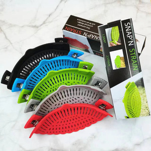 Forino da cucina e Clip in Silicone regolabile per filtro e filtro per Pasta sul filtro per pentole, padelle e ciotole - Product Image 5