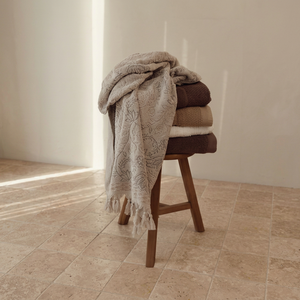 Jacquard Pattern Cotton Bath <b>Towel</b> <b>Set</b> Soft Absorbent Jacquard Weave Rectangle Home Use Adult Size - Product Image 1