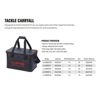 WB007 Sac de pêche EVA dirigé par le fabricant Sac de transport pliable étanche pour matériel de carpe et appât pour les sports de plein air