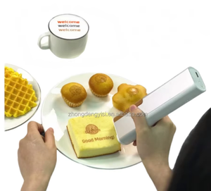 Imprimante jet d'encre électrique automatique à encre comestible avec Wi-Fi portable pour l'impression de motifs/logos sur aliments et tissus - Product Image 2