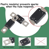 Mega Fusible 30A à 200A 32V à fixation par boulons pour automobile, protection haute intensité à temporisation pour camion, camping-car, autocaravane