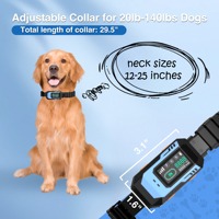 9999 FT Outdoor Drahtloses Hundezaun-Kollarsystem GPS GALILEO Schock/Vibrations-/Sound-Training IPX7 Wasserdicht Kunststoff Echtzeit